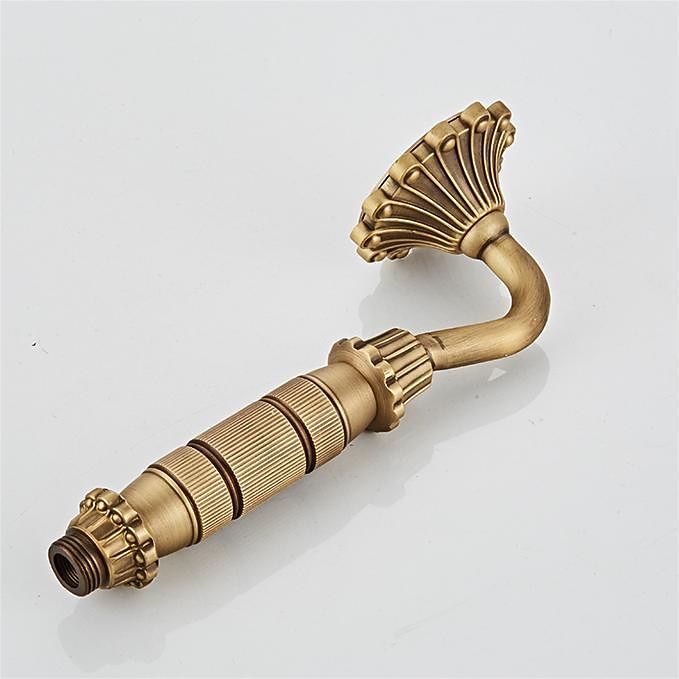 Shower Faucet Set Wall Mounted Vintage Brass Shower System Handheld Sprayer with Tub Spout Cold and Hot Hose 2025 - CAD $127.99 –P5