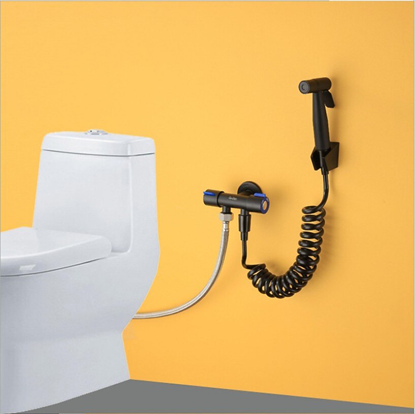 Handheld Toilet Bidet Sprayer Kit Wall-mount 304 Stainless Steel Toilet Bidet Showerhead with Hose Bathroom Cleaning Set 2025 - CAD $39.99 –P16