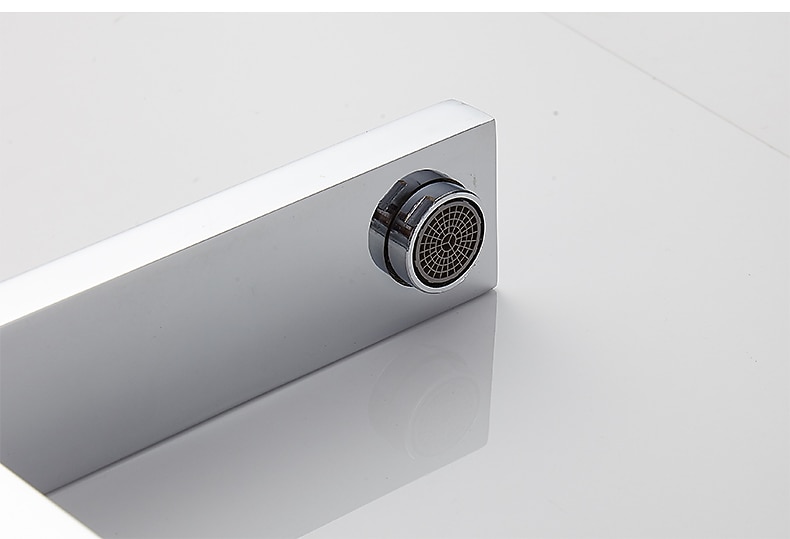 Bathtub Faucet - Contemporary Chrome Free Standing Ceramic Valve Bath Shower Mixer Taps / Three Handles Three Holes 2025 - CAD $223.99 –P7
