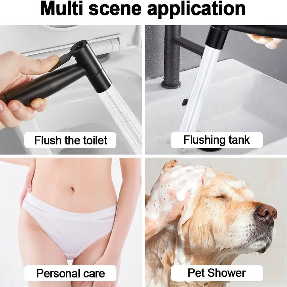 Handheld Bidet Sprayer Setsfor ToiletHandheld Diaper SprayerToilet Cleaning SprayerBathroom Jet Sprayer Kit Spray Attachment With HoseStainless Steel Easy Install for Cleaning Female 2025 - CAD $71.99 –P2