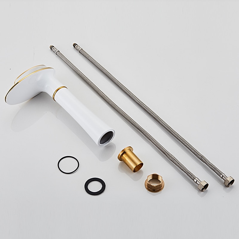 Bathroom Sink Faucet Waterfall Nickel Brushed/Electroplated/Painted Finishes Centerset Single Handle One Hole Bath Taps 2025 - CAD $95.99 –P2