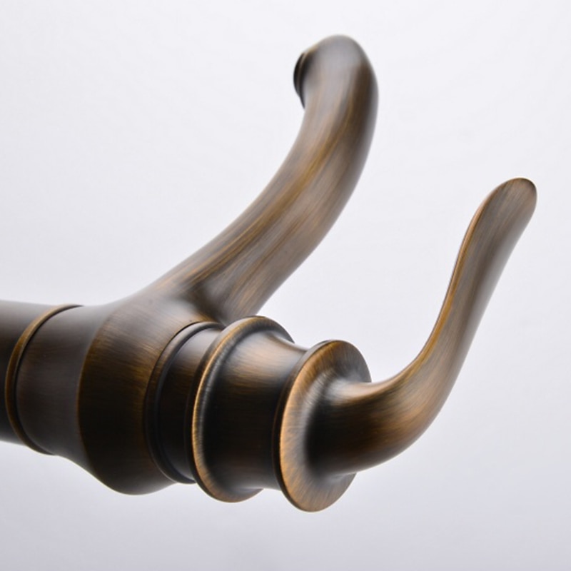 Bathroom Sink Faucet - Classic Antique Brass Free Standing Single Handle One HoleBath Taps 2025 - CAD $159.99 –P9