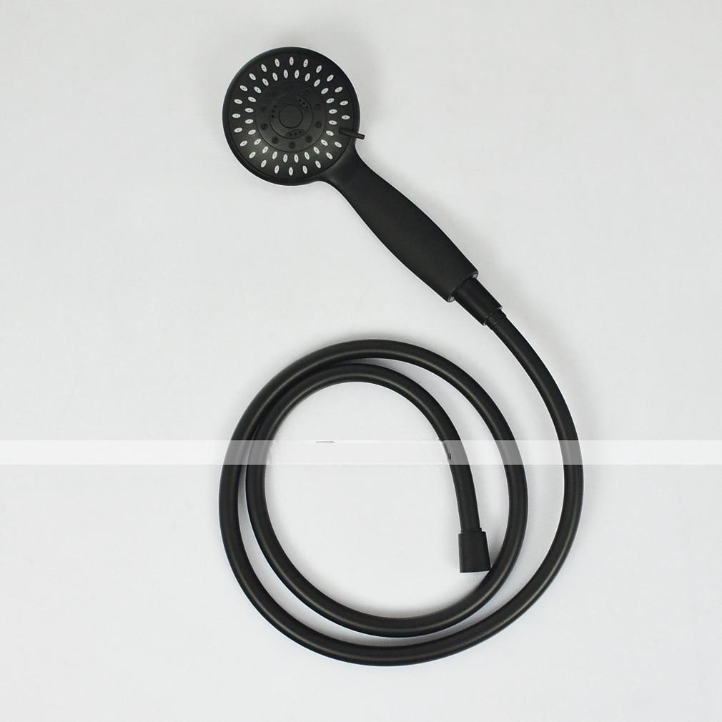 Stainless Steel Bathtub Faucet Traditional Matte Black Shower Faucet Ceramic Valve Included Painted Finishes Shower Mixer Taps with Cold/Hot Water 2025 - CAD $191.99 –P1