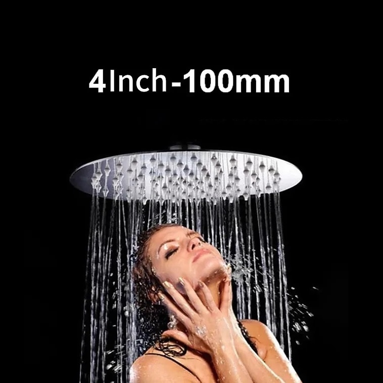 Shower Head 12/10/8/6 Inch Stainless Steel Ultra-thin Round Waterfall Shower Heads Rainfall Shower Head Rain Bathroom Accessories 2025 - CAD $6.99 –P2