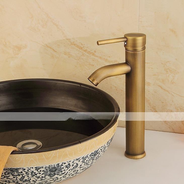 Bathroom Sink Faucet - Classic Antique Brass Centerset Single Handle One HoleBath Taps 2025 - CAD $79.99 –P8