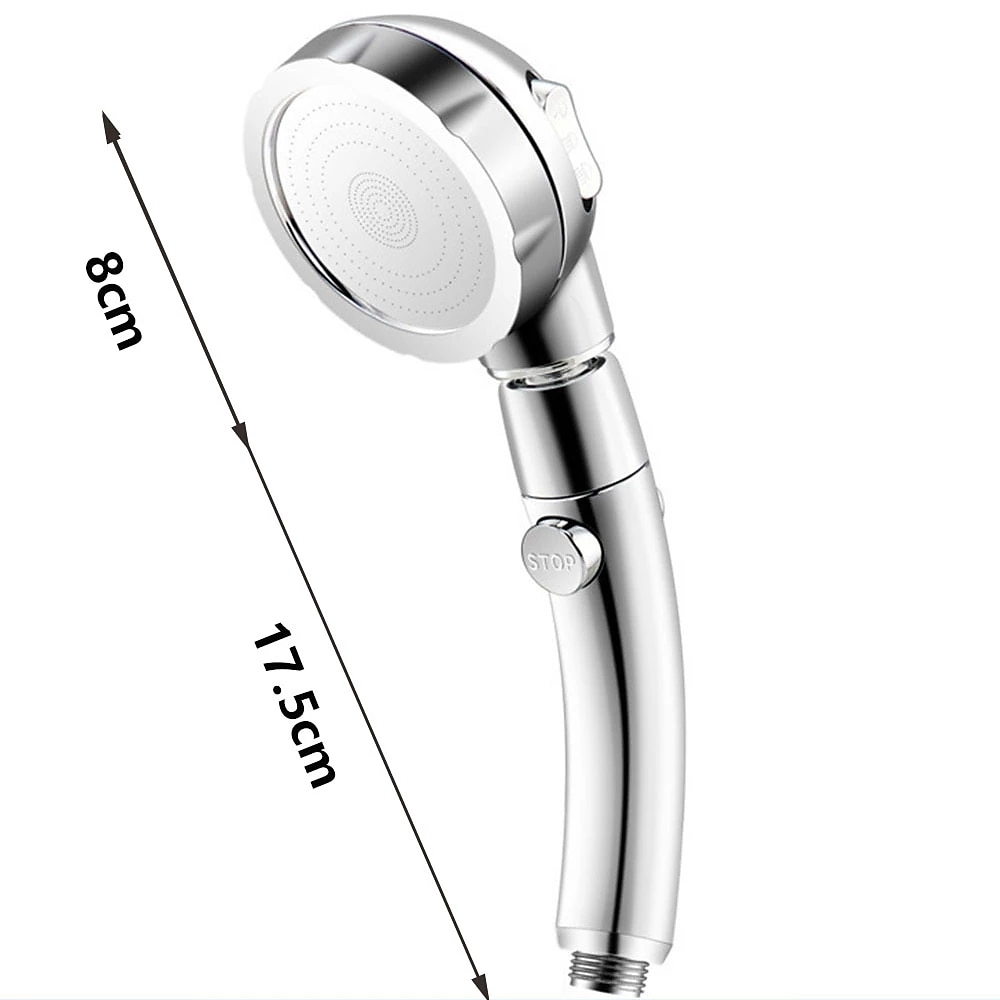 High Quality 1PC High Pressure 3 Modes Shower Head with Stop Button Adjustable Water Saving Showerhead For Home Hotel Bathroom 2025 - CAD $9.99 –P10