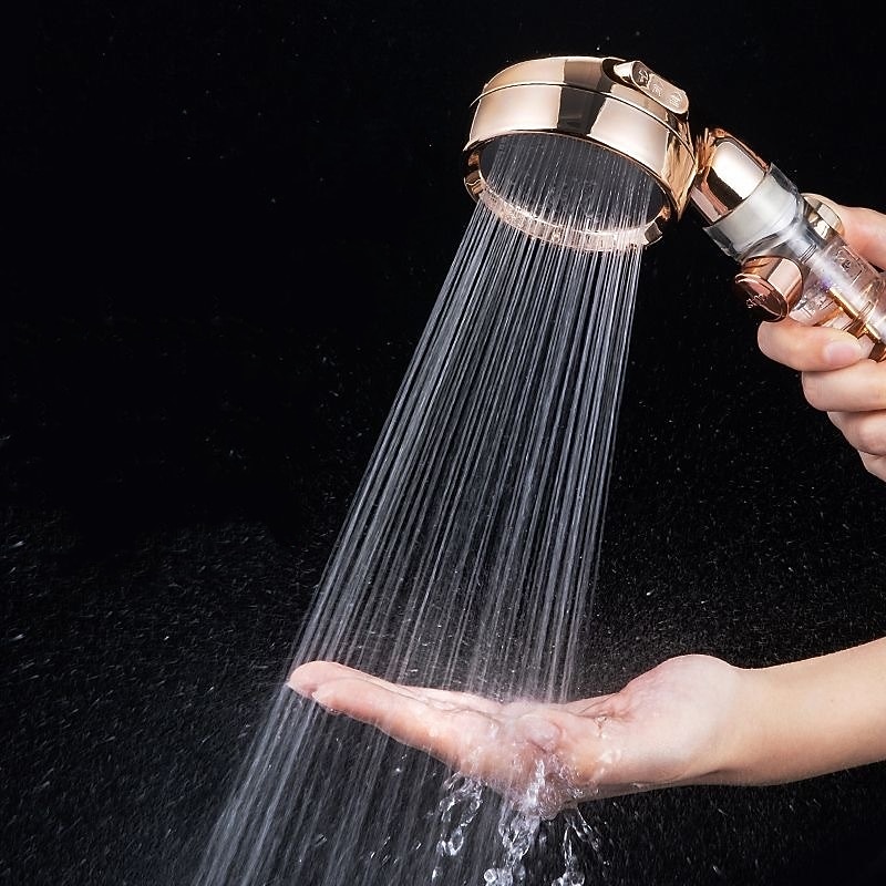Beauty Skin Three-speed Turbo Rod Supercharged Shower Shower Head Whirlpool Bath Bath Hose Set Water Heater Shower Head Shower 2025 - CAD $6.99 –P6