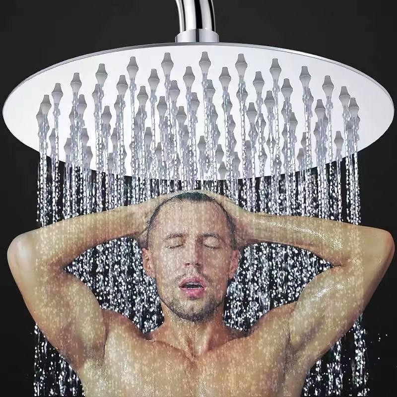 Shower Head 12/10/8/6 Inch Stainless Steel Ultra-thin Round Waterfall Shower Heads Rainfall Shower Head Rain Bathroom Accessories 2025 - CAD $6.99 –P8