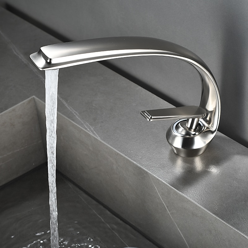 Bathroom Sink Faucet - Classic Electroplated / Painted Finishes Centerset Single Handle One HoleBath Taps 2025 - CAD $79.99 –P7