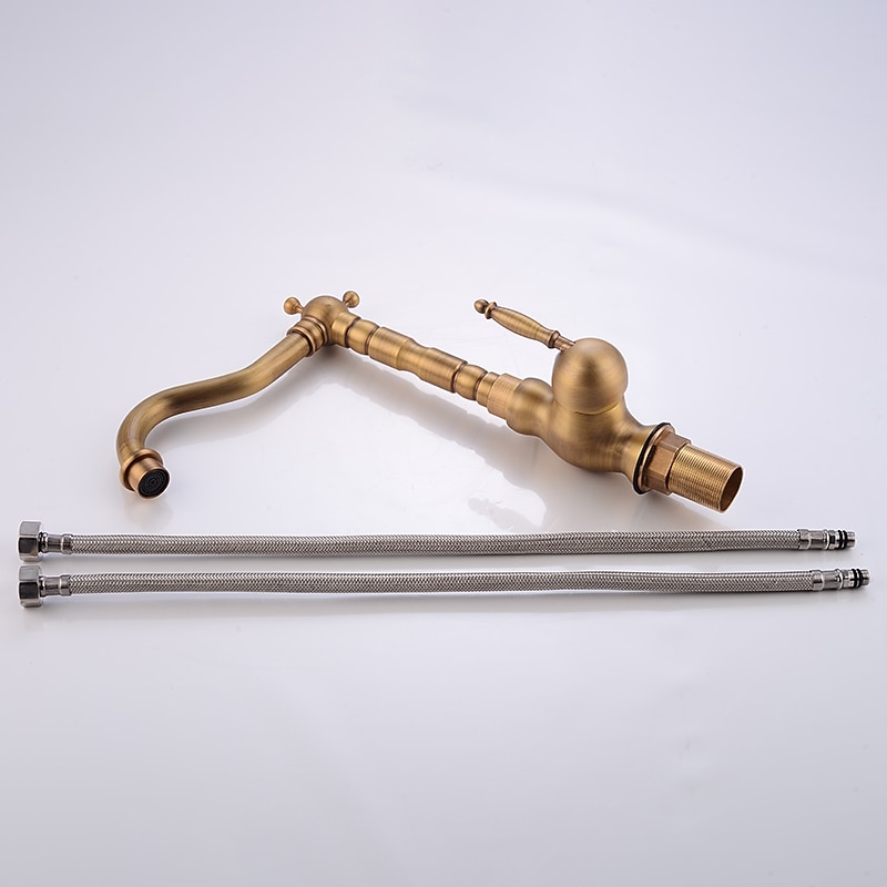 Kitchen Taps Sink Mixer Vessel Faucet Single Handle with Cold and Hot Hose 2025 - CAD $79.99 –P7