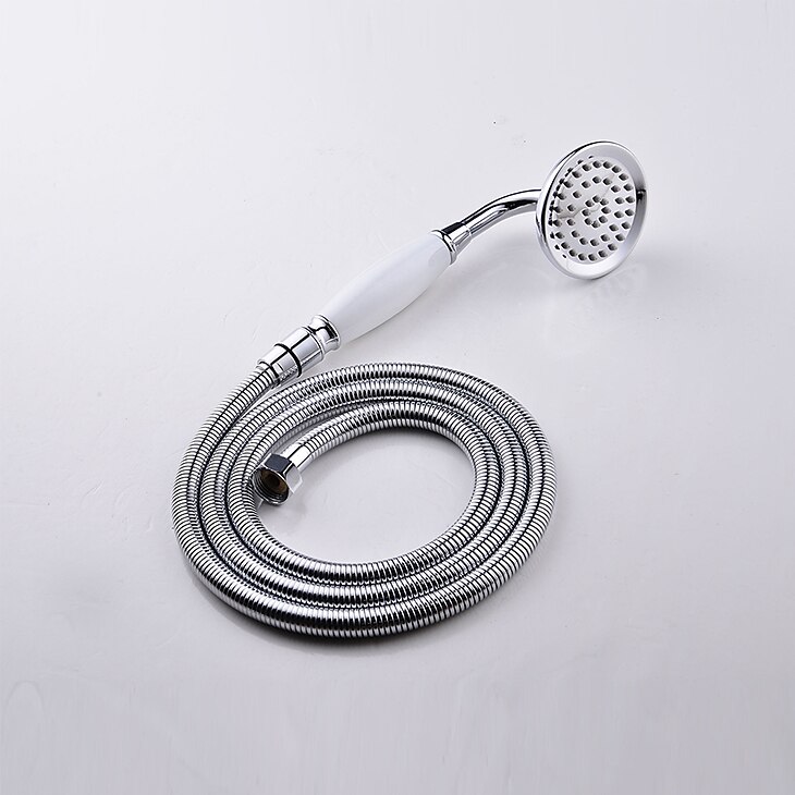 Bathtub Faucet - Modern Contemporary Electroplated Roman Tub Ceramic Valve Bath Shower Mixer Taps 2025 - CAD $303.99 –P9