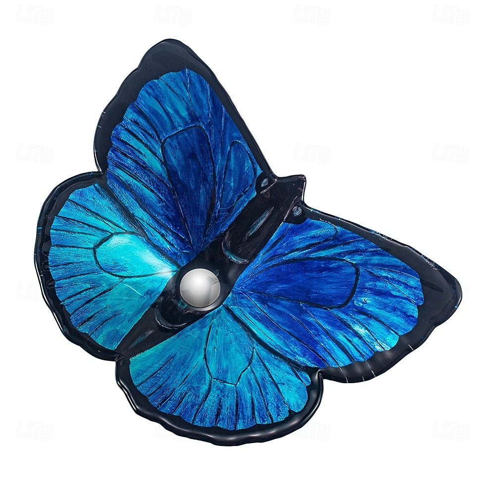 Bathroom Vessel Sink Butterfly Shape Artistic Tempered Glass Vessel Sink Vessel Bowl Sink Countertop Vanity Vessel Sink with Waterfall Faucet and Pop Up Drain Combo 2025 - CAD $558.99 –P7