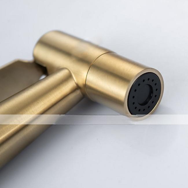 Bidet Toilet Sprayer Set-Handheld Bidet Sprayer Kit-Bathroom Hand Shower for Muslim Self Cleaning-Premium Stainless Steel Baby Cloth Diaper Sprayer Combo in Washroom Gold 2025 - CAD $52.99 –P3