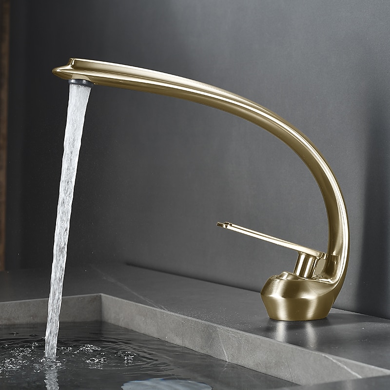 Bathroom Sink Faucet - Classic Electroplated / Painted Finishes Centerset Single Handle One HoleBath Taps 2025 - CAD $79.99 –P20