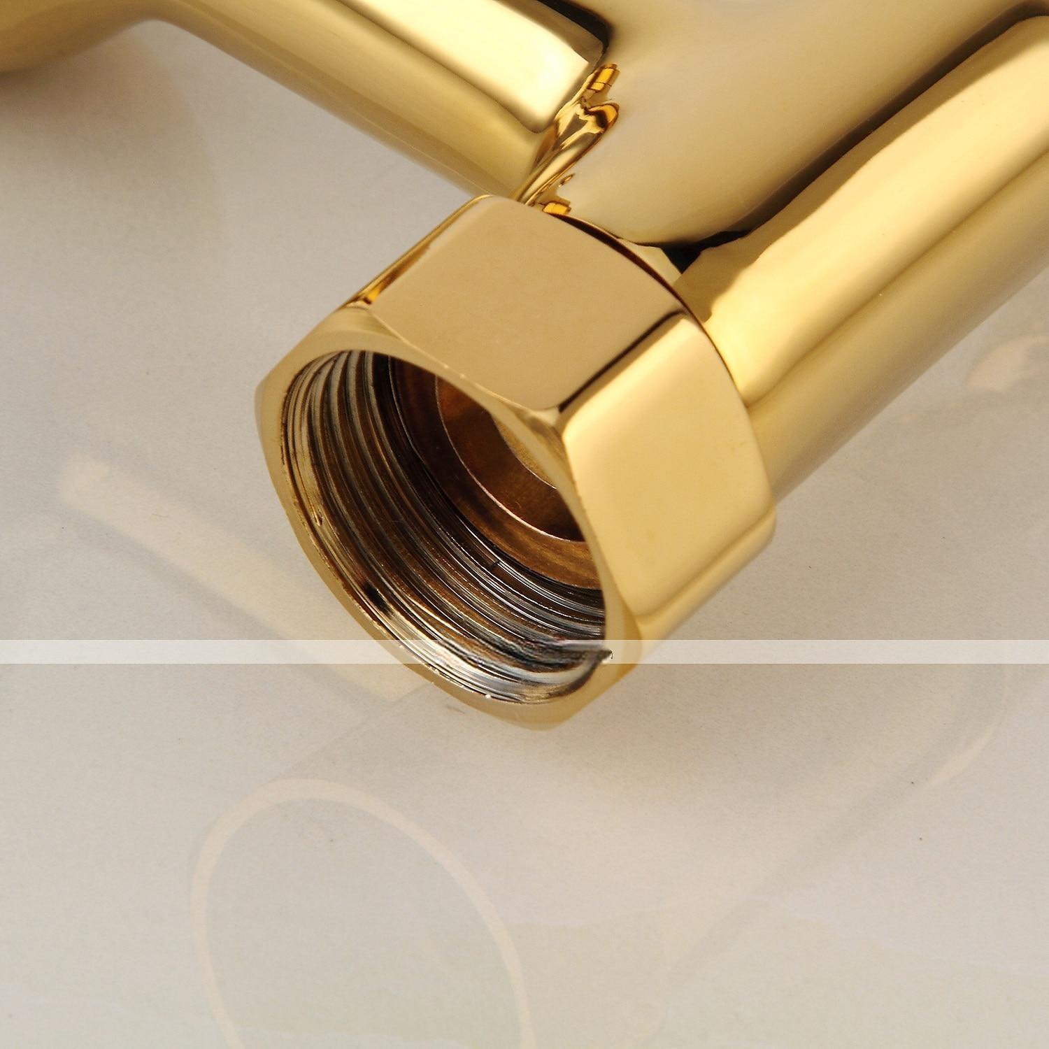 Shower Faucet Set Handshower Included Vintage Style/Country Brass/Electroplated Mount Outside Ceramic Valve Bath Shower 2025 - CAD $143.99 –P5