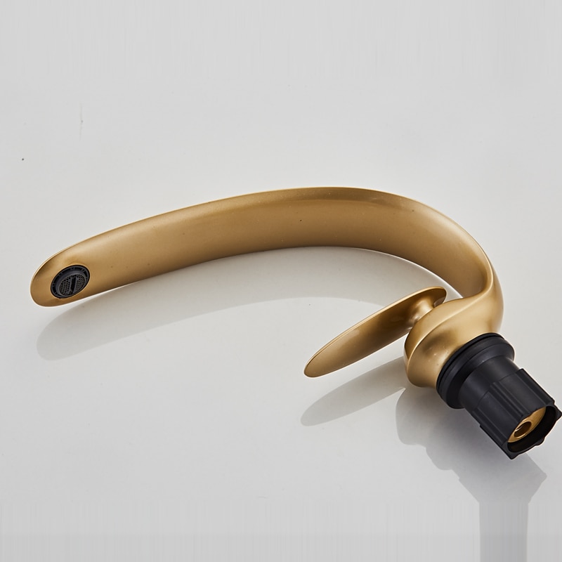 Bathroom Sink Faucet - Classic Oil-rubbed Bronze / Nickel Brushed / Electroplated Centerset Single Handle One HoleBath Taps 2025 - CAD $111.99 –P2