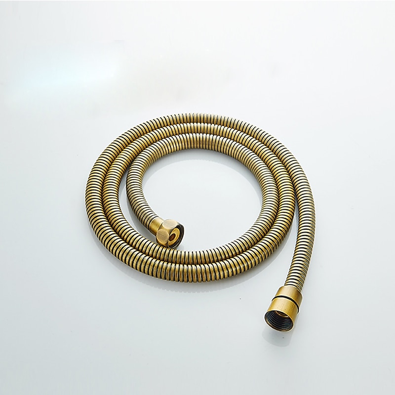 Shower FaucetRainfall Shower System Body Jet Massage Set - Handshower Included pullout Rainfall Shower Antique Vintage Style Antique Brass Mount Inside Brass Valve Bath Shower Mixer Taps 2025 - CAD $558.99 –P10