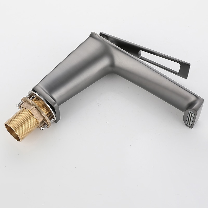 Bathroom Faucet Farmhouse Single Handle Lavatory Basin Vanity Sink Faucet Chrome/Black/Grey/Gold Available 2025 - CAD $143.99 –P6