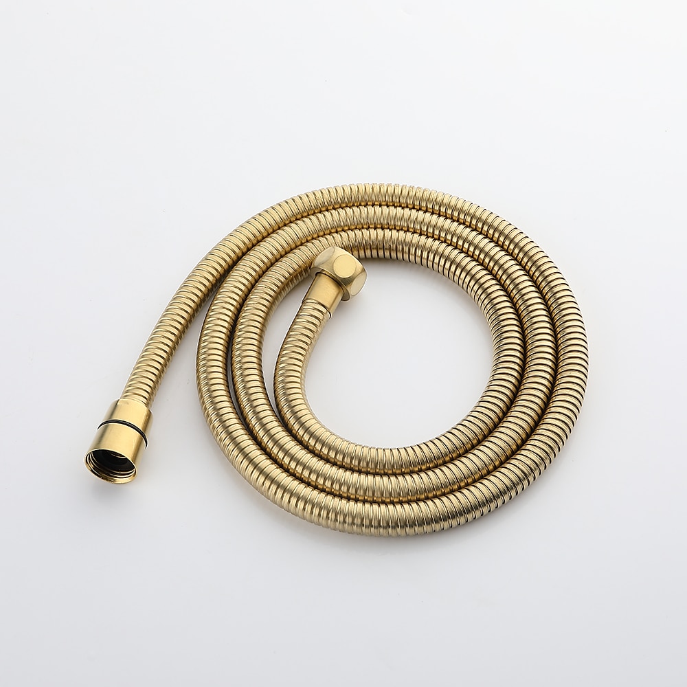 Bathtub FaucetBrass Brushed Gold/Black Wall Installation Waterfall Included Handshower of Spray Type Bath Shower Mixer Taps with Hot and Cold Water 2025 - CAD $279.99 –P2