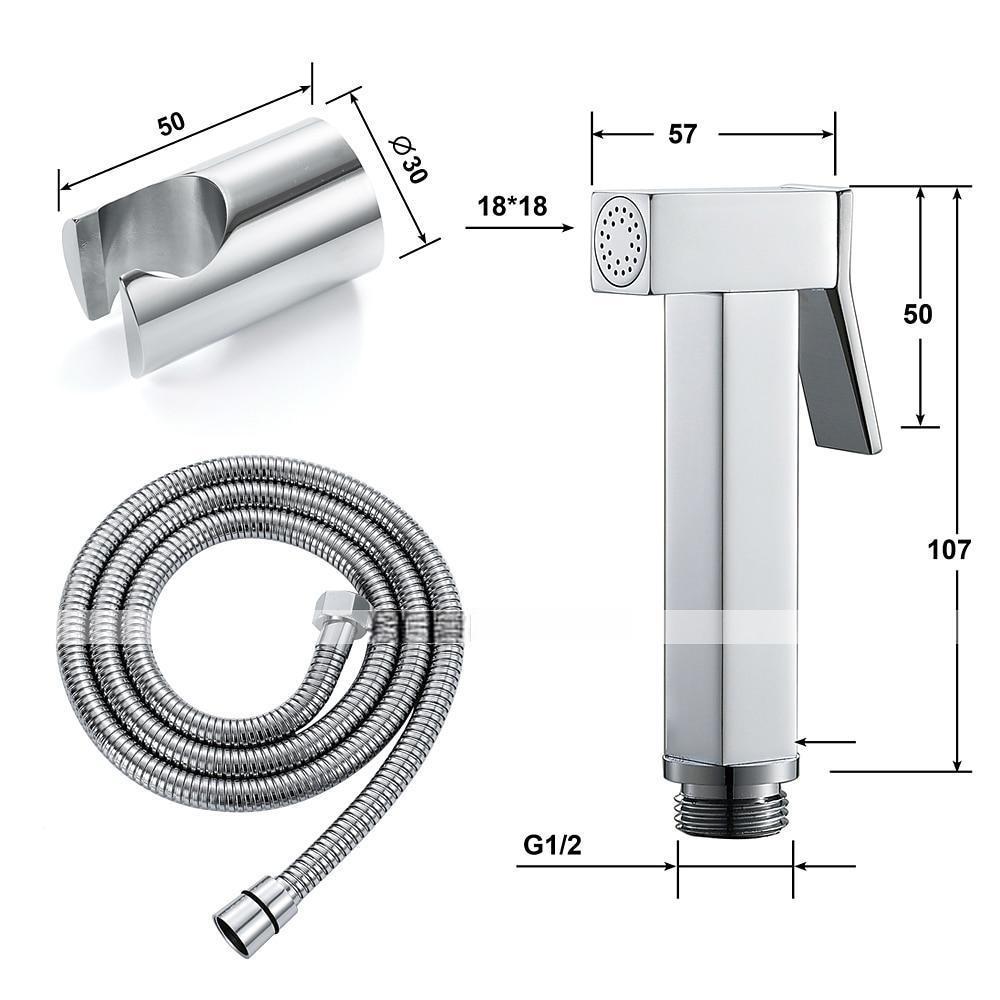 Single Hole Bidet Electroplated Toilet Handheld Bidet Sprayer Self-Cleaning Contemporary 2025 - CAD $59.99 –P5