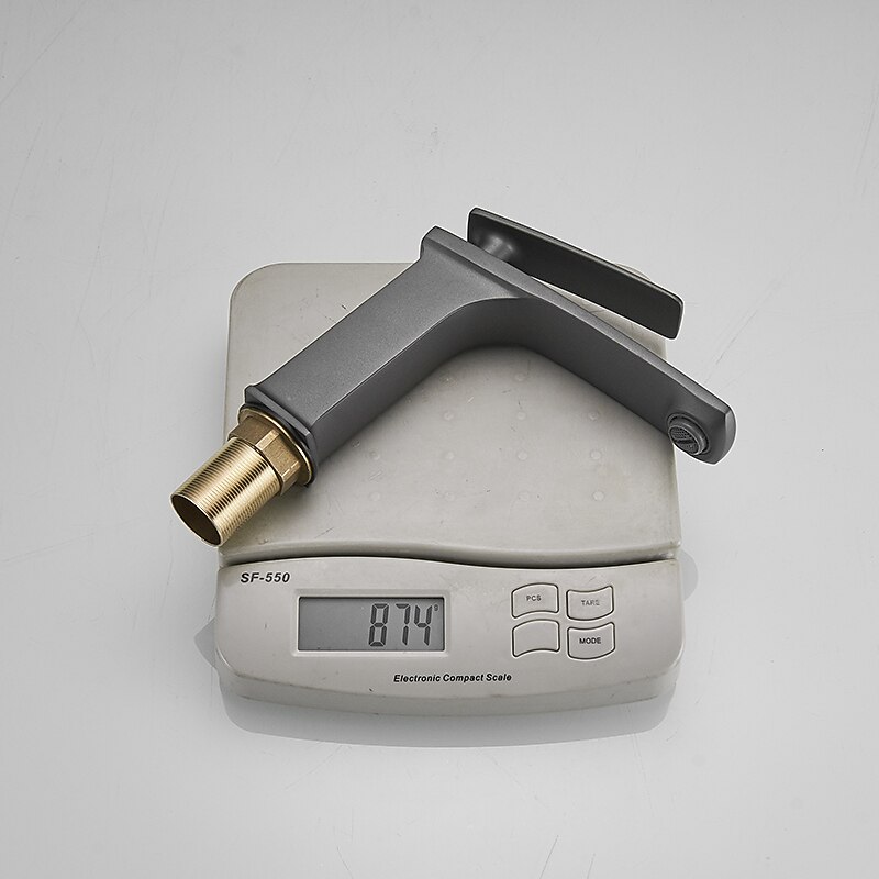 Bathroom Sink Faucet - Classic / Waterfall Nickel Brushed / Electroplated / Painted Finishes Centerset Single Handle One HoleBath Taps 2025 - CAD $111.99 –P8