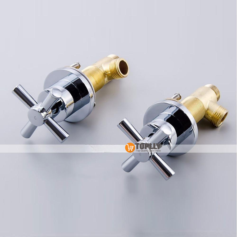 Bathtub Faucet 5 Hole Bathroom Tub Taps Deck Mounted 3 Handle Sink Mixer Hot and Cold Bathroom Shower Faucets with Handshower Handheld Tap 2025 - CAD $255.99 –P9