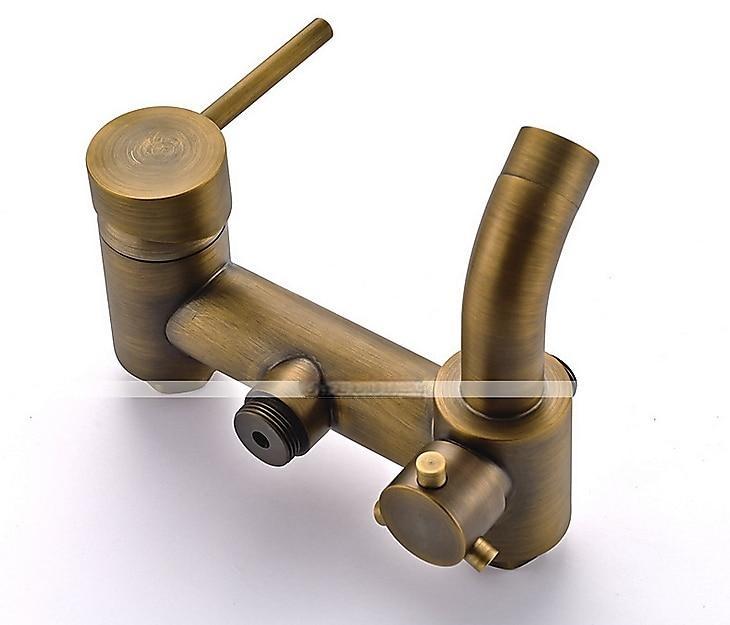 Vintage Shower Faucet Set 8" Shower Head Shower System Retro Rainfall Head Antique Copper Shower System with Shower Handheld Sprayer Brass Valve Bath Shower Mixer Taps 2025 - CAD $295.99 –P6