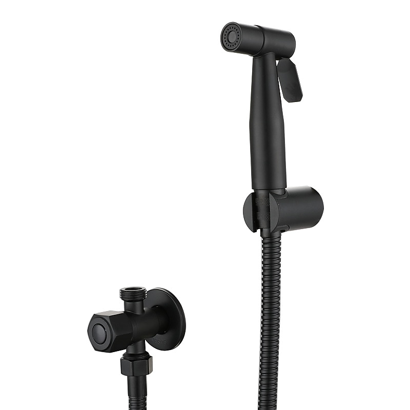 Handheld Bidet Sprayer Kit Black Shower Bath Water Faucet Toilet Spray Bathroom 2025 - CAD $19.99 –P2