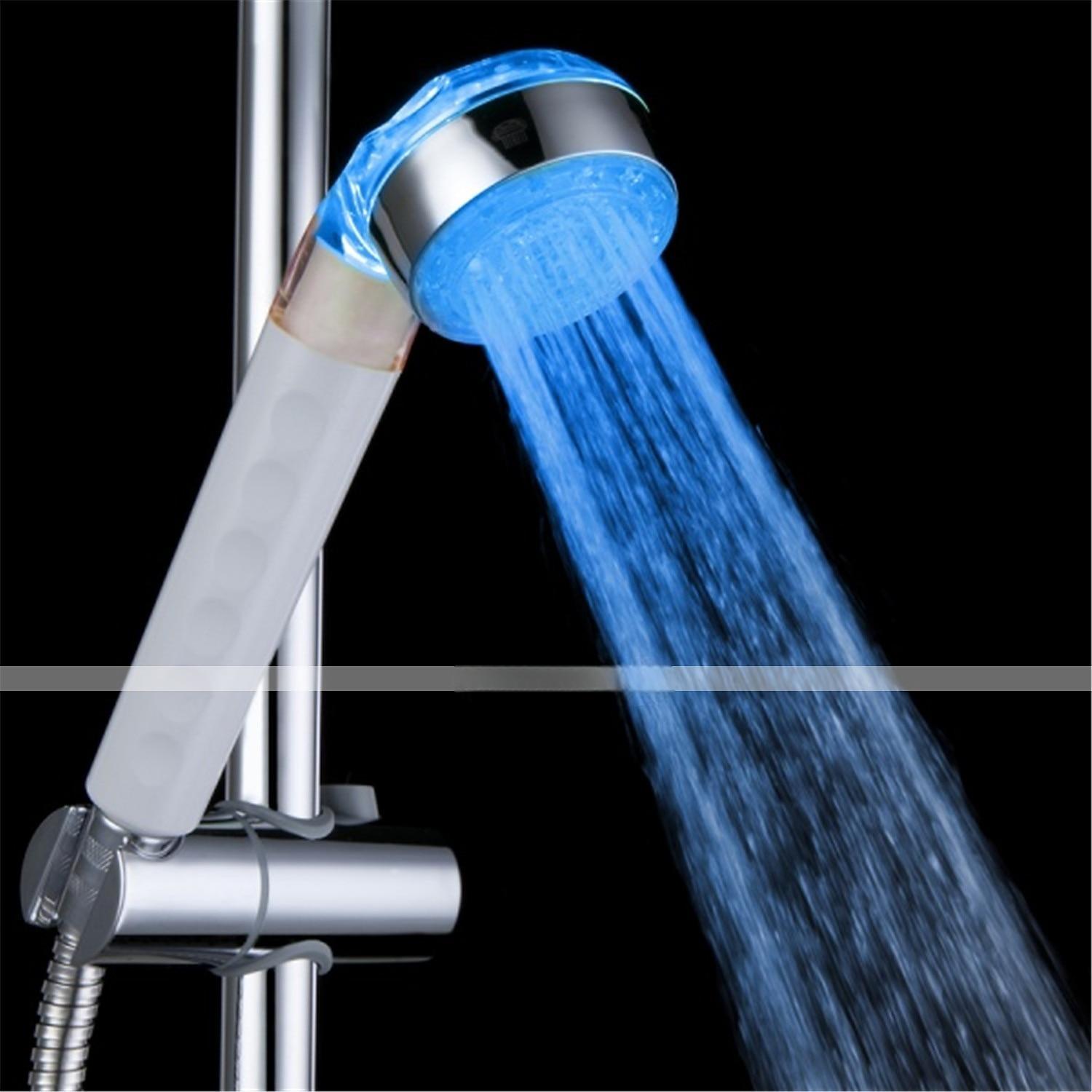 3-Color Temperature Sensitive LED Color Changing Hand Shower 2025 - CAD $14.99 –P5