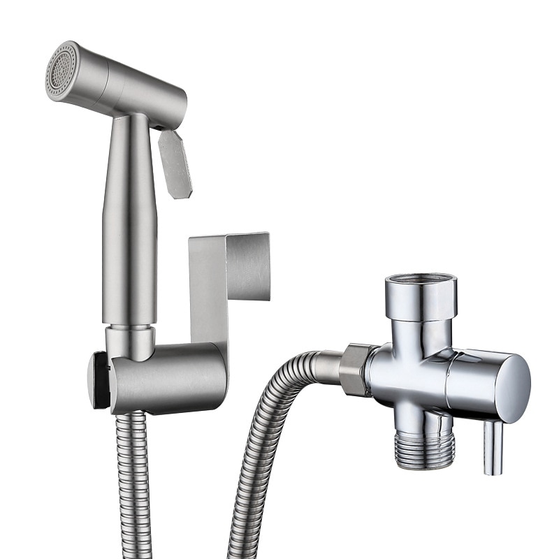 Single hole Bidet Stainless Steel Self-Cleaning Contemporary 1.5m water inlet pipe of base 1/2 EU 2025 - CAD $9.99 –P4