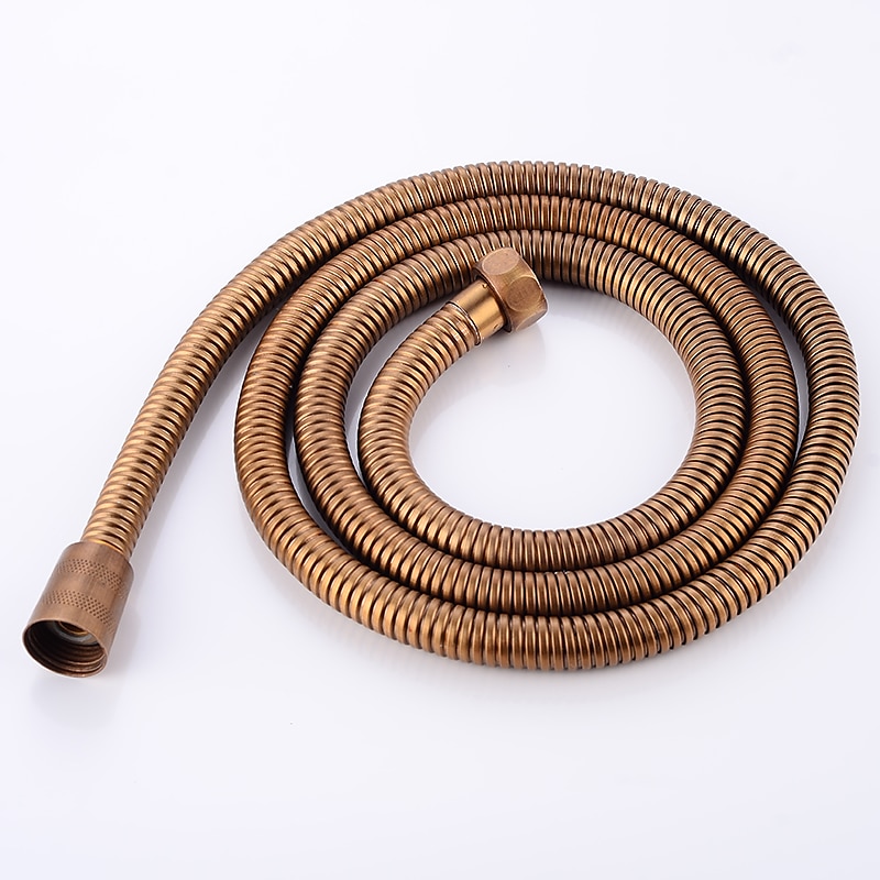 Shower Faucet / Body Jet Massage Set - Handshower Included pullout Rainfall Shower Antique / Vintage Style Antique Brass Mount Inside Brass Valve Bath Shower Mixer Taps 2025 - CAD $79.99 –P2