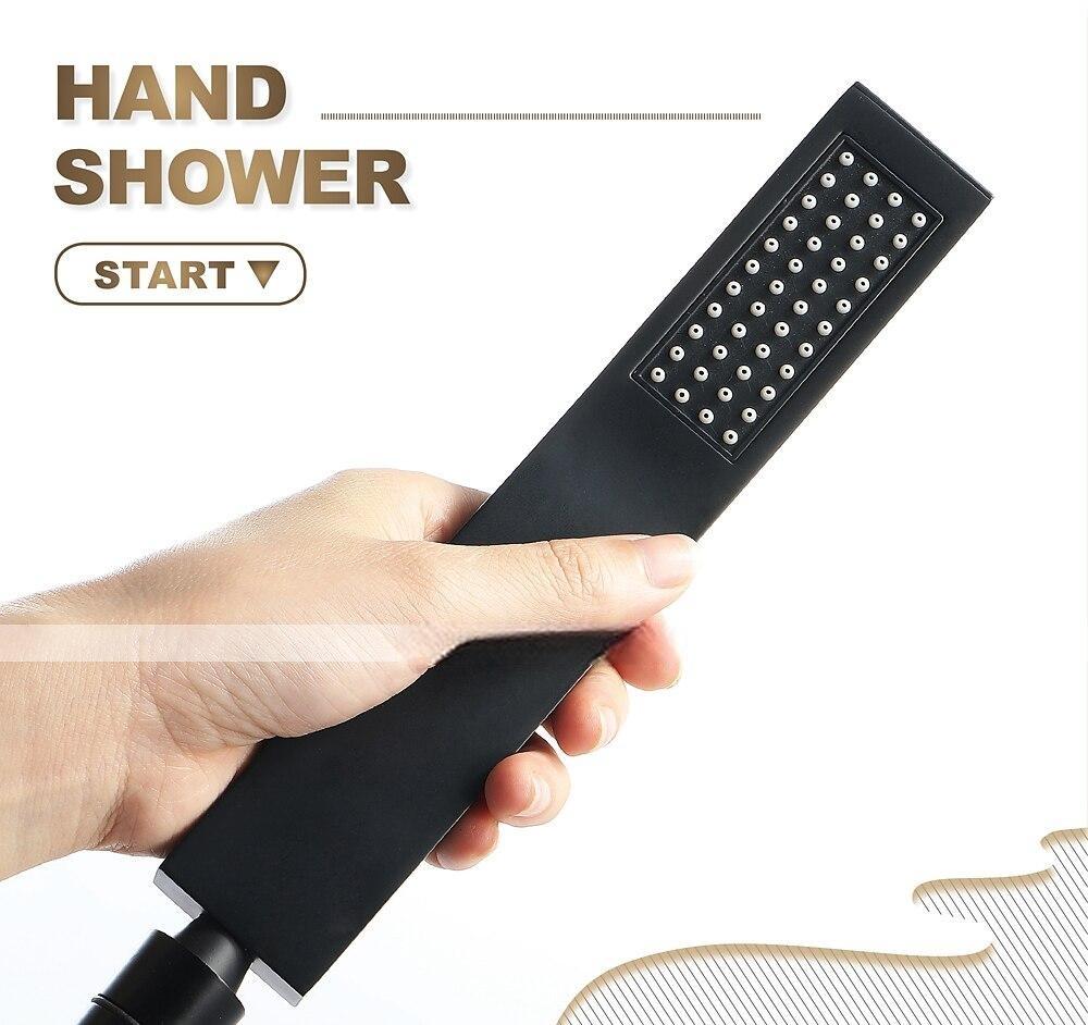 Black Hand Shower brass - Shower New design Shower Head 2025 - CAD $43.99 –P1