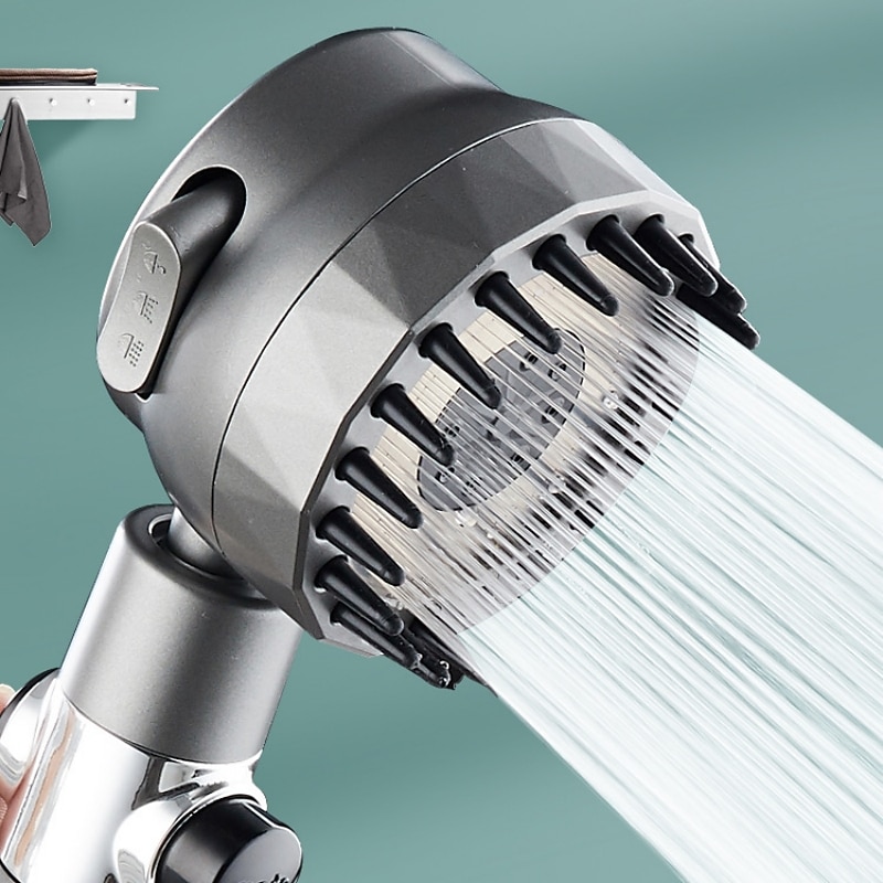 High Pressure 3-Mode Message Shower Head With Stop Button Handheld Water Saving Spray Nozzle Bathroom Accessories 2025 - CAD $17.99 –P6