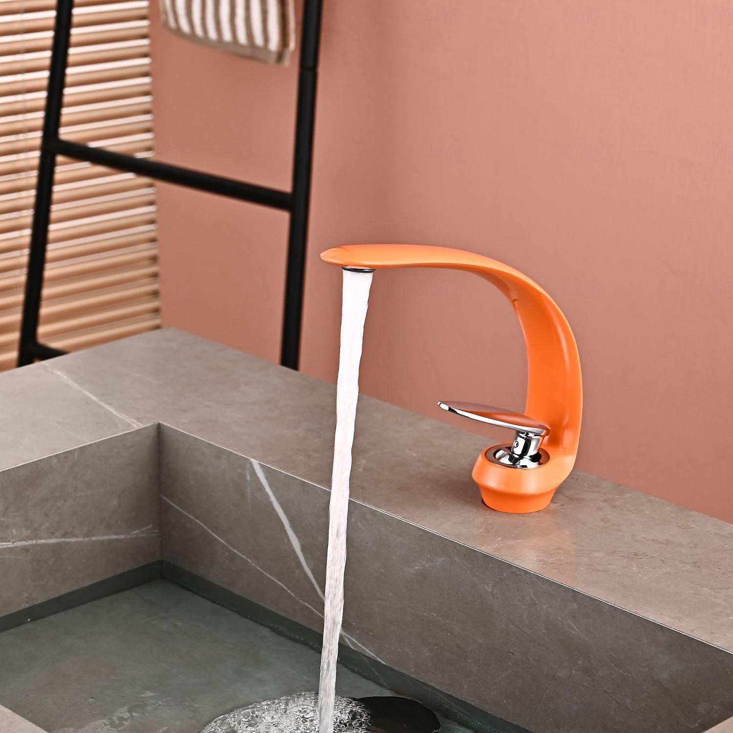 Bathroom Sink Faucet - Classic Antique Brass / Electroplated Centerset Single Handle One HoleBath Taps 2025 - CAD $111.99 –P3