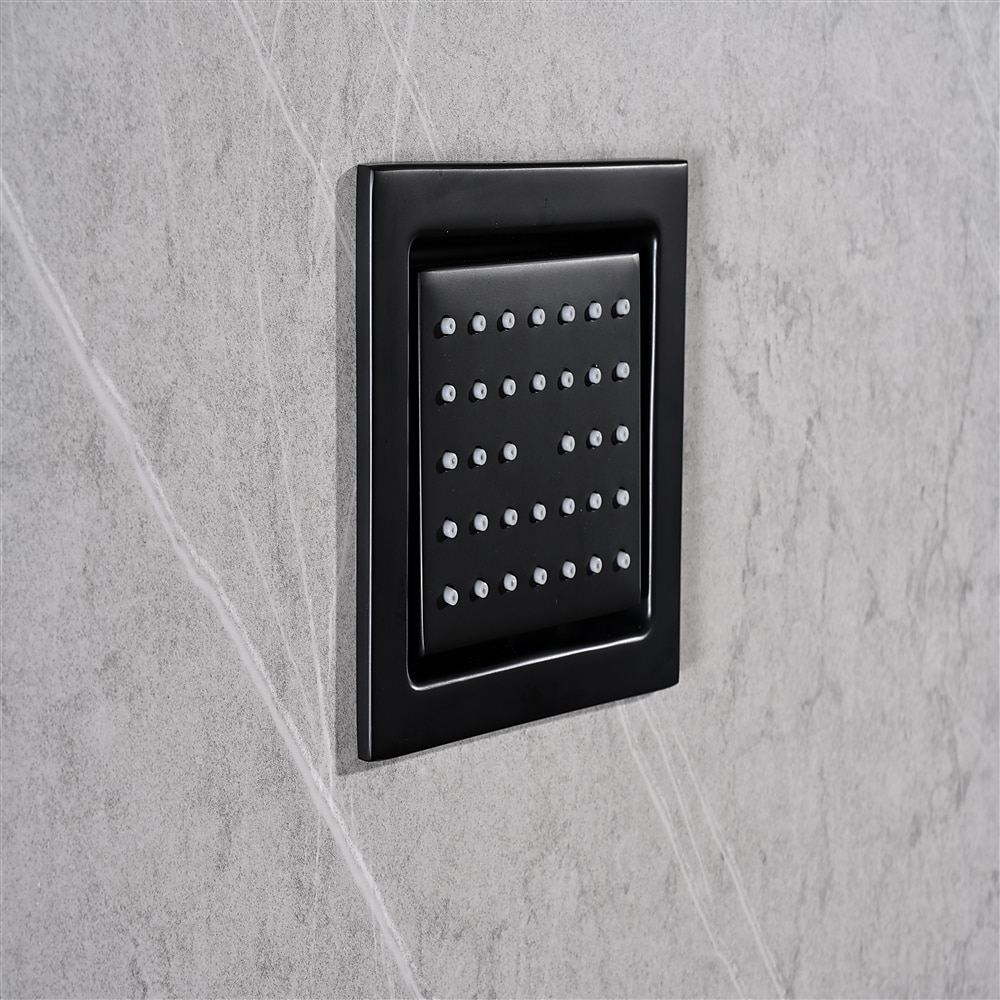 Shower FaucetRainfall Shower Head System Set - Rainfall Shower Contemporary Mount Inside Brass Valve Bath Shower Mixer Taps 2025 - CAD $1275.99 –P2