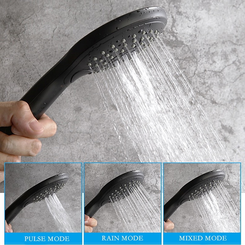 Bathroom Ceiling Mounted Shower Faucet Set High Flow Rain Shower Concealed Shower System with Multi Function Handheld Shower Hot and Cold Water Switch Included 2025 - CAD $398.99 –P5