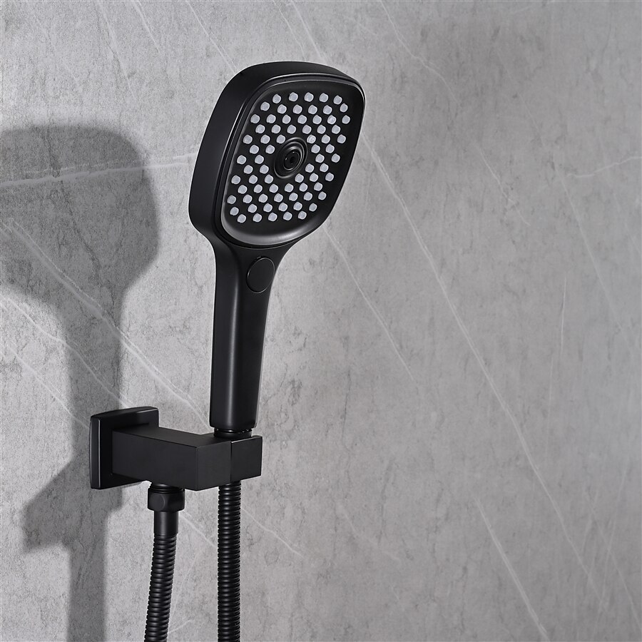 Shower FaucetRainfall Shower Head System Set - Rainfall Shower Contemporary Mount Inside Brass Valve Bath Shower Mixer Taps 2025 - CAD $1275.99 –P1