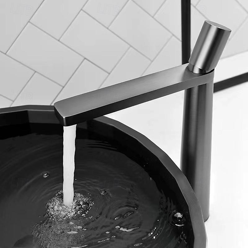 Bathroom Sink Faucet - Classic Electroplated Mount Outside Single Handle One HoleBath Taps 2025 - CAD $113.59 –P14