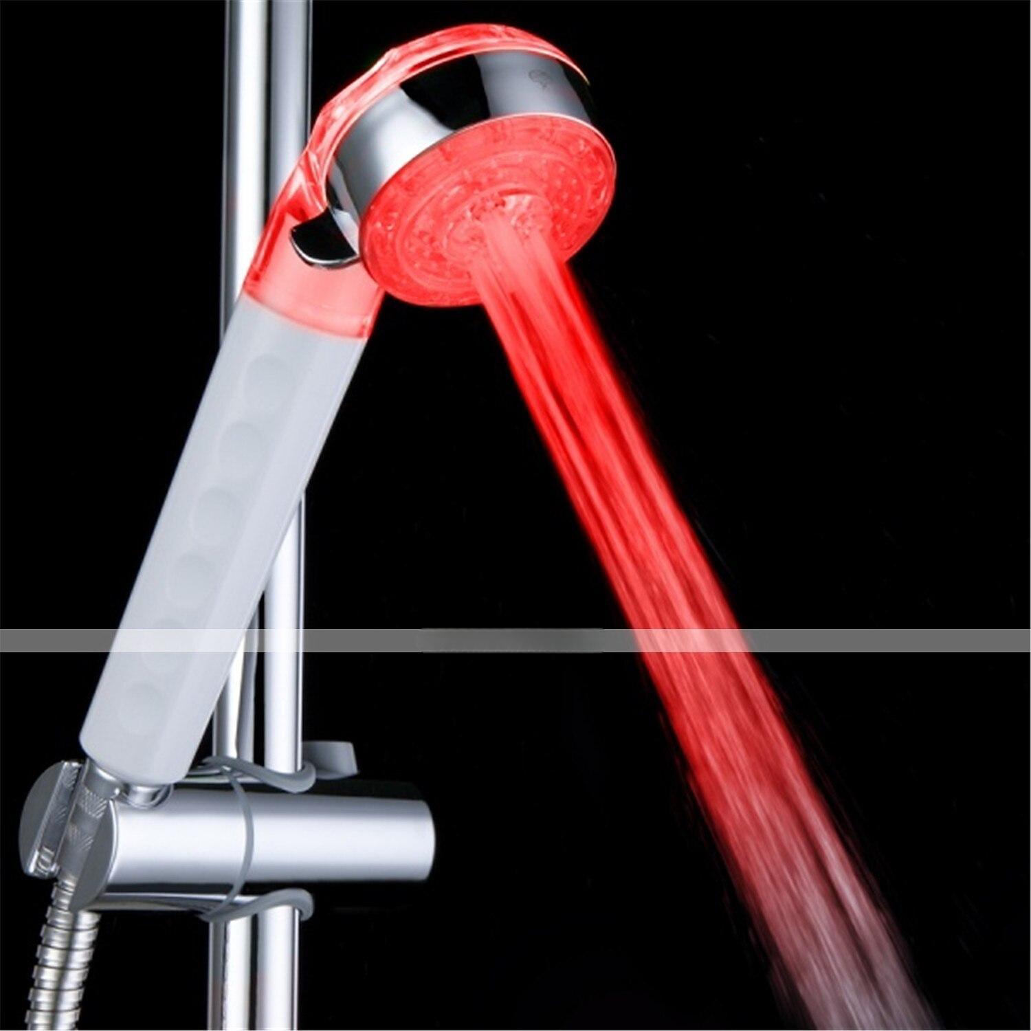 3-Color Temperature Sensitive LED Color Changing Hand Shower 2025 - CAD $14.99 –P7