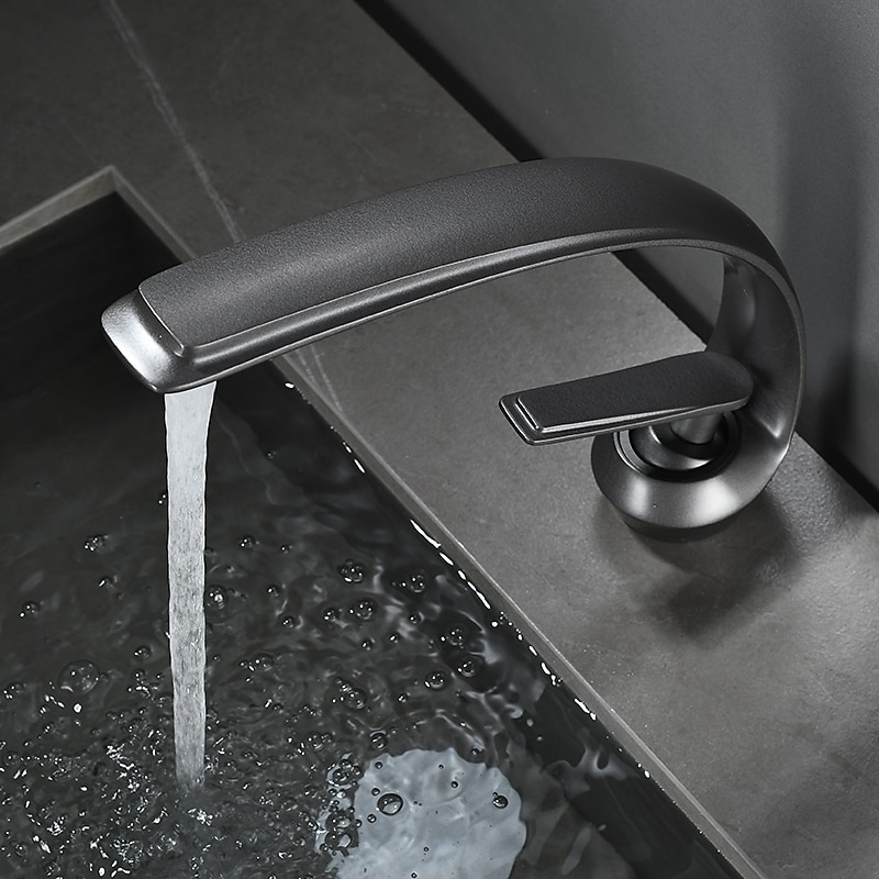Bathroom Sink Faucet - Classic Electroplated / Painted Finishes Centerset Single Handle One HoleBath Taps 2025 - CAD $79.99 –P17