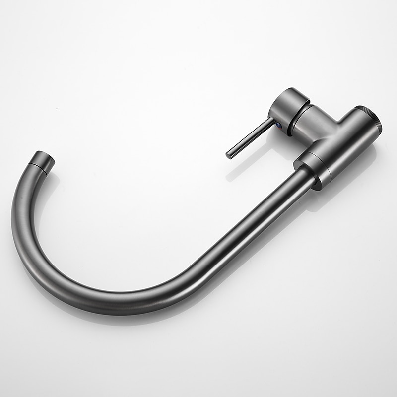 Bathtub Faucet Gun Grey Contemporary Electroplated Free Standing Ceramic Valve Bath Shower Mixer Taps 2025 - CAD $328.99 –P3