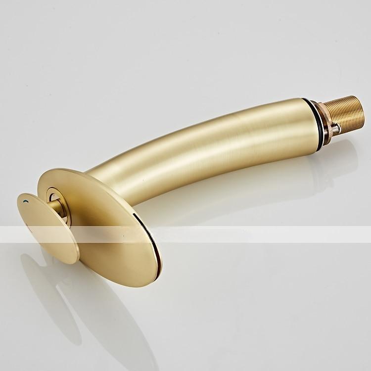 Waterfall Bathroom Sink Faucet with Supply Hose,Single Handle Single Hole Vessel Lavatory Faucet,Slanted Body Basin Mixer Tap Tall Body Commercial 2025 - CAD $127.99 –P5