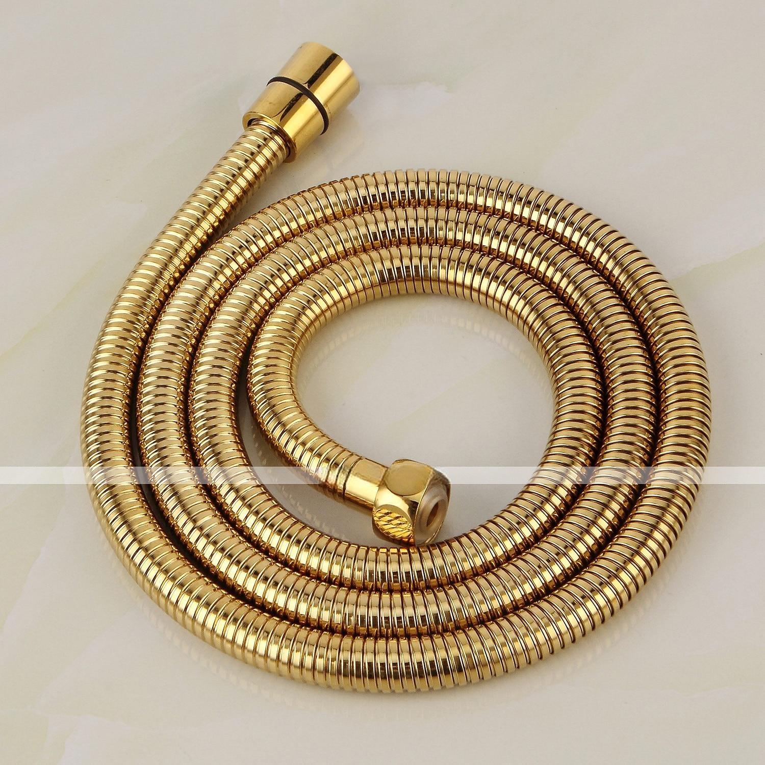 Bathtub Faucet Mixer Tap Telephone Style Luxury Golden Polish With Sprayer Hand Shower Rotate Spout tub Hot and Cold Water 2025 - CAD $239.99 –P14