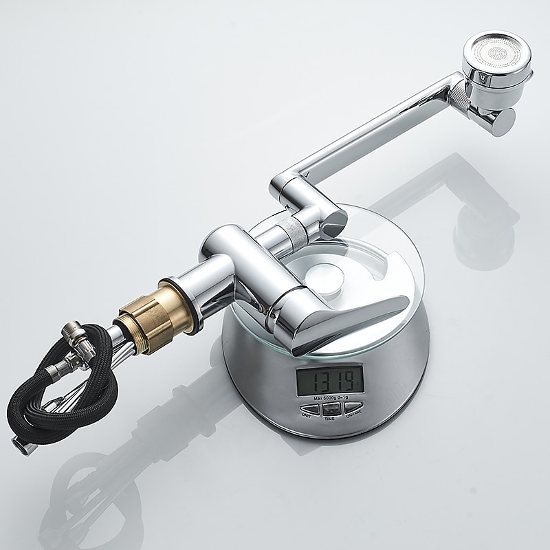 Bathroom Sink Faucet,Brass 360 Degree Rotating Liftable 3-Type Outlet Multi-Function Single Handle One Hole Bath Taps(Matte Black/Chrome) 2025 - CAD $111.99 –P7
