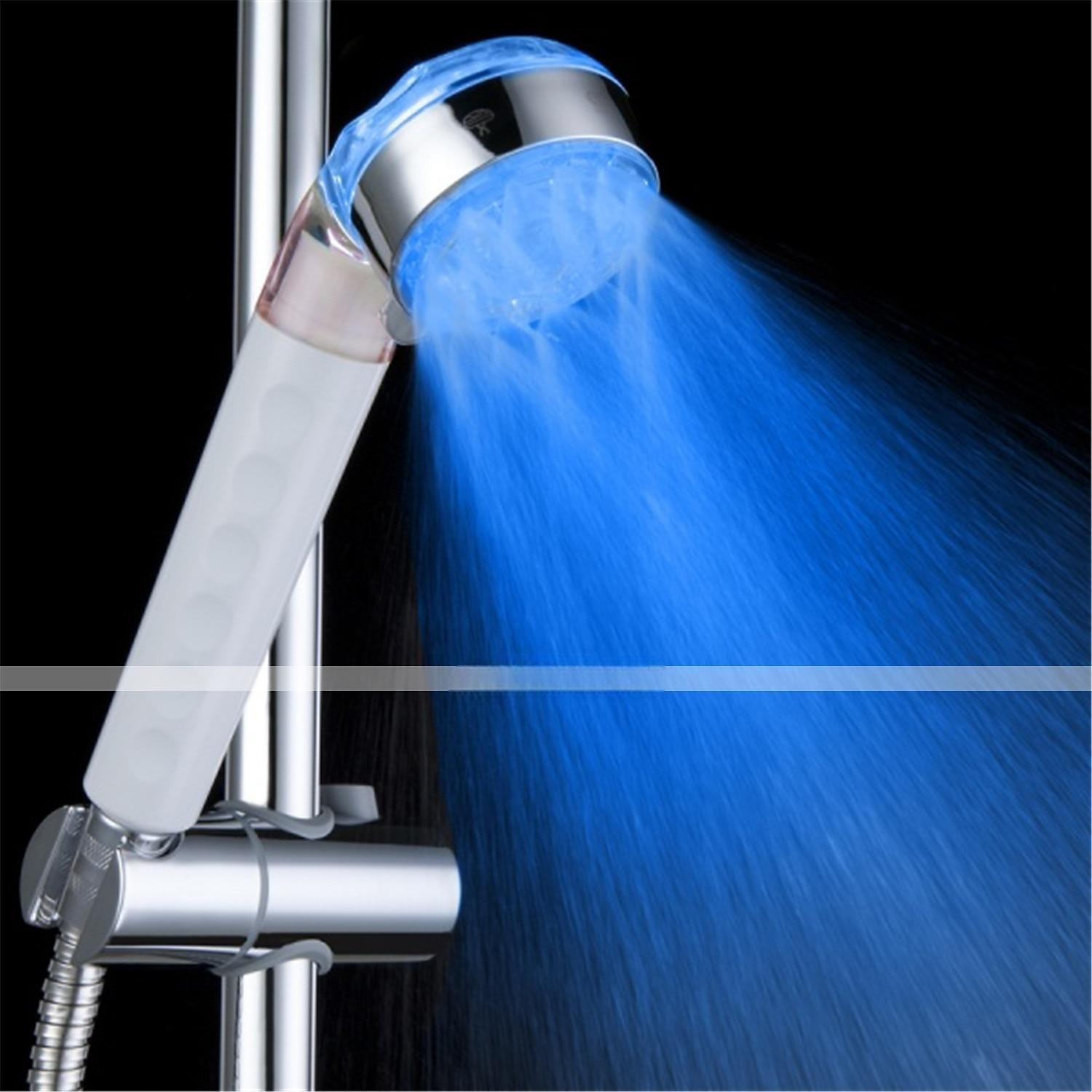 3-Color Temperature Sensitive LED Color Changing Hand Shower 2025 - CAD $14.99 –P3