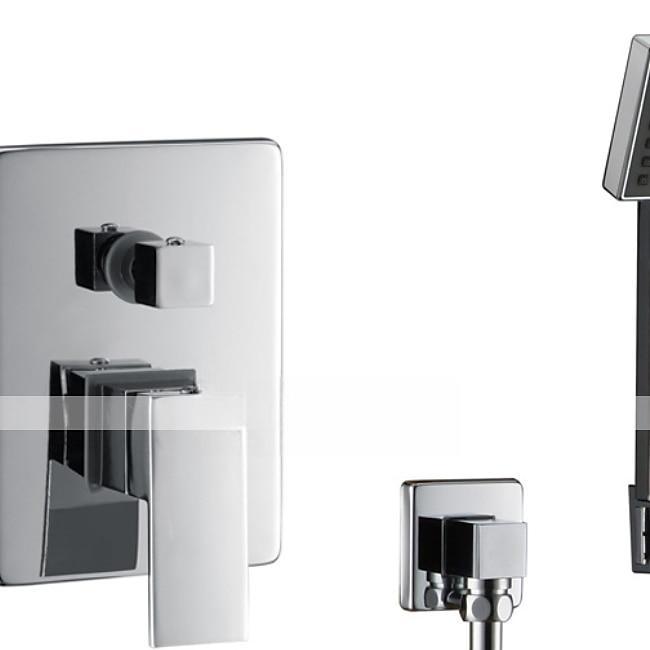 Concealed Shower Faucet Combo Set 8" Shower Head Shower System Mixer Rough In Valve Rainfall High Pressure Head with Handheld Wall Mounted Tub and Shower Trim Kit Bathroom Bath 2025 - CAD $207.99 –P2