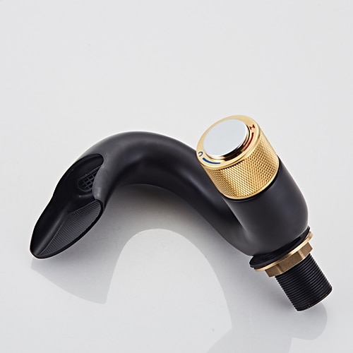 Waterfall Bathroom Sink Mixer Faucet, Mono Wash Basin Single Handle Basin Taps, Monobloc Vessel Water Brass Tap Deck Mounted with Hot and Cold Hose 2025 - CAD $87.99 –P5