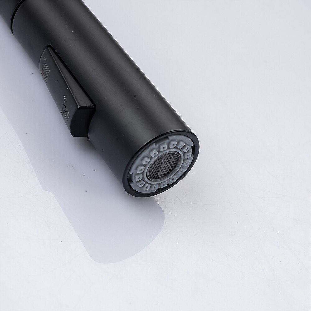 Kitchen Faucet with Pull-out SpraySingle Handle One Hole Brass High Arc 2-modes 360°Rotatable Modern Contemporary Kitchen Taps 2025 - CAD $207.99 –P8