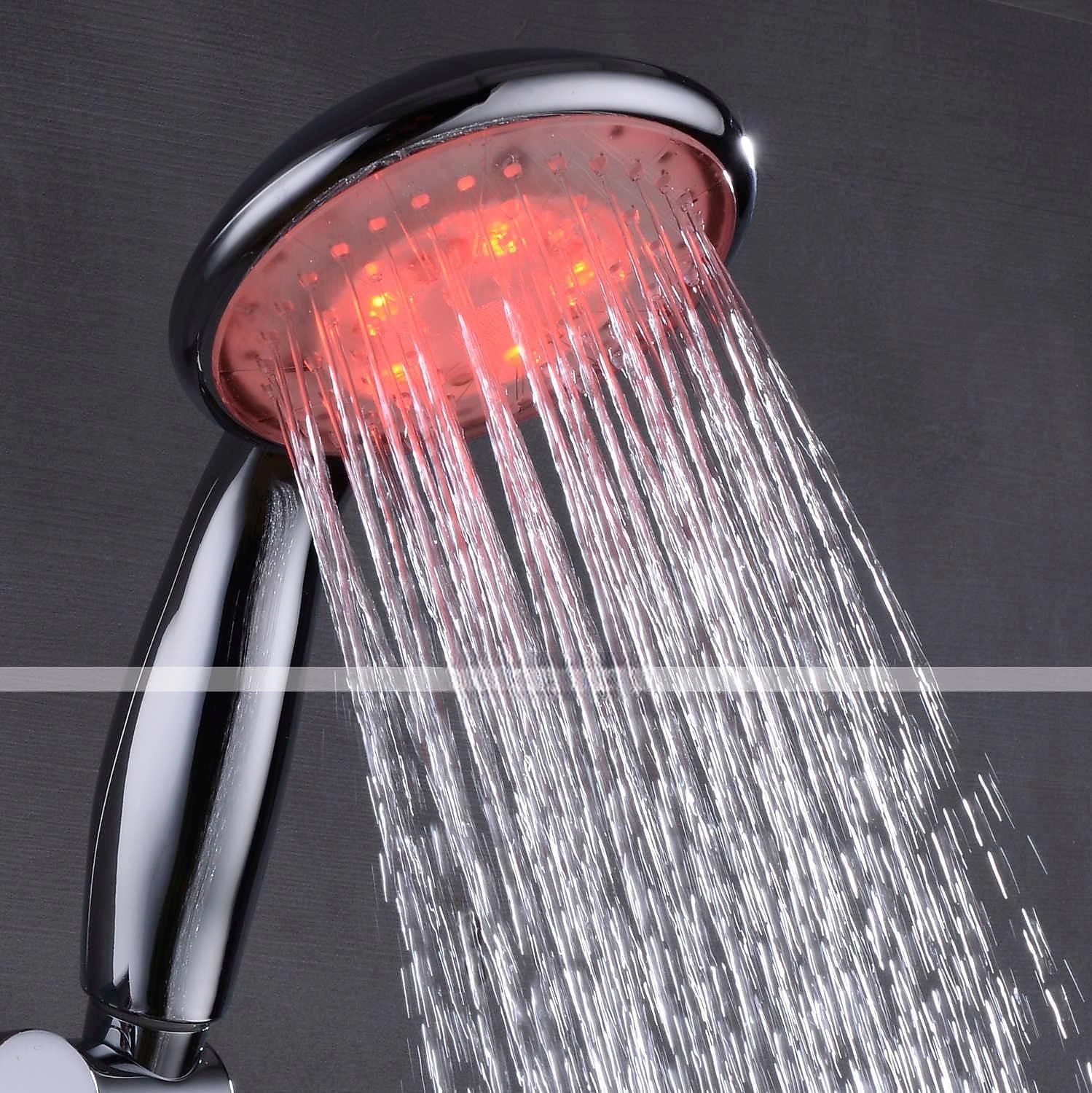 Contemporary Hand Shower / Rain Shower Chrome Feature - Creative / LED / Shower Shower Head 2025 - CAD $14.99 –P6
