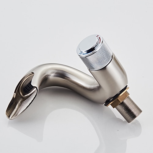 Waterfall Bathroom Sink Mixer Faucet, Mono Wash Basin Single Handle Basin Taps, Monobloc Vessel Water Brass Tap Deck Mounted with Hot and Cold Hose 2025 - CAD $87.99 –P6